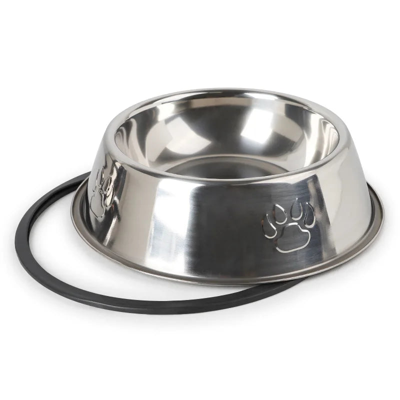 Paw Stainless Steel Skidproof Bowl