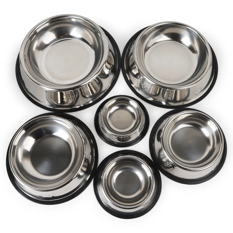 Paw Stainless Steel Skidproof Bowl