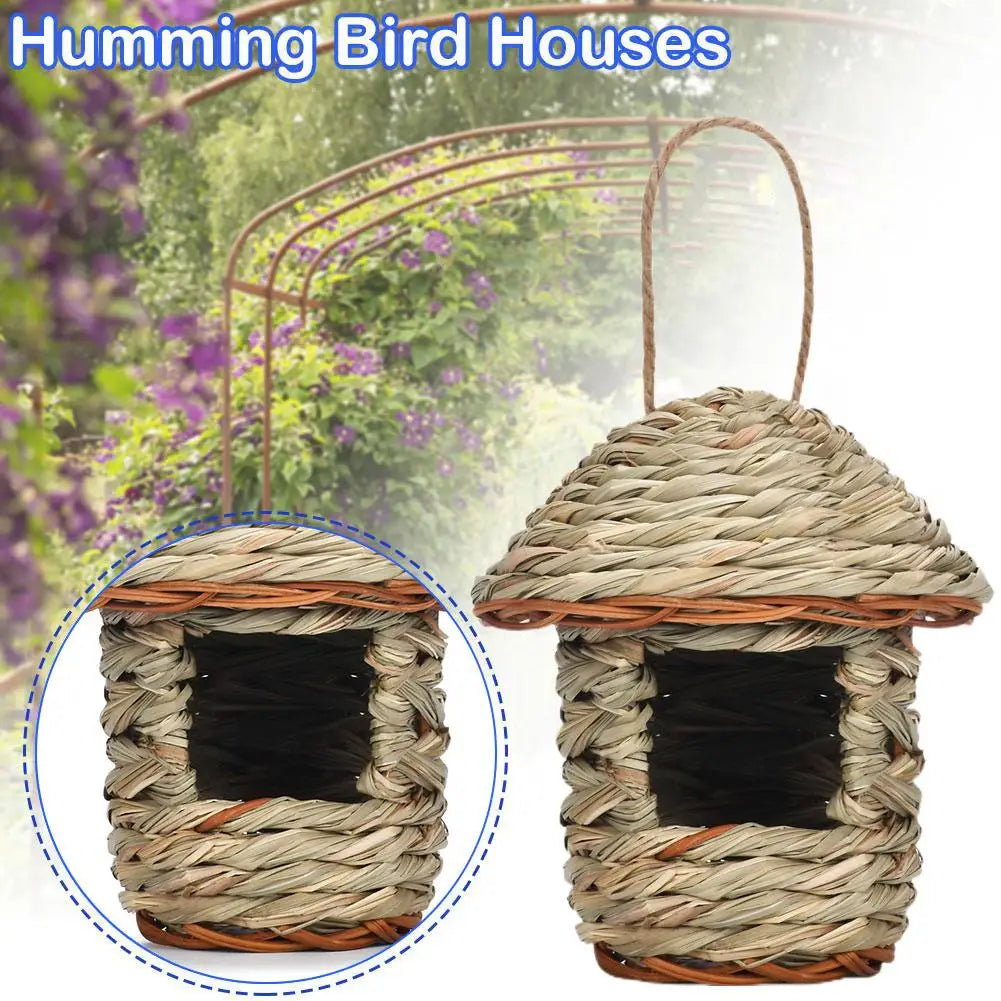 Handwoven Straw Bird Nest