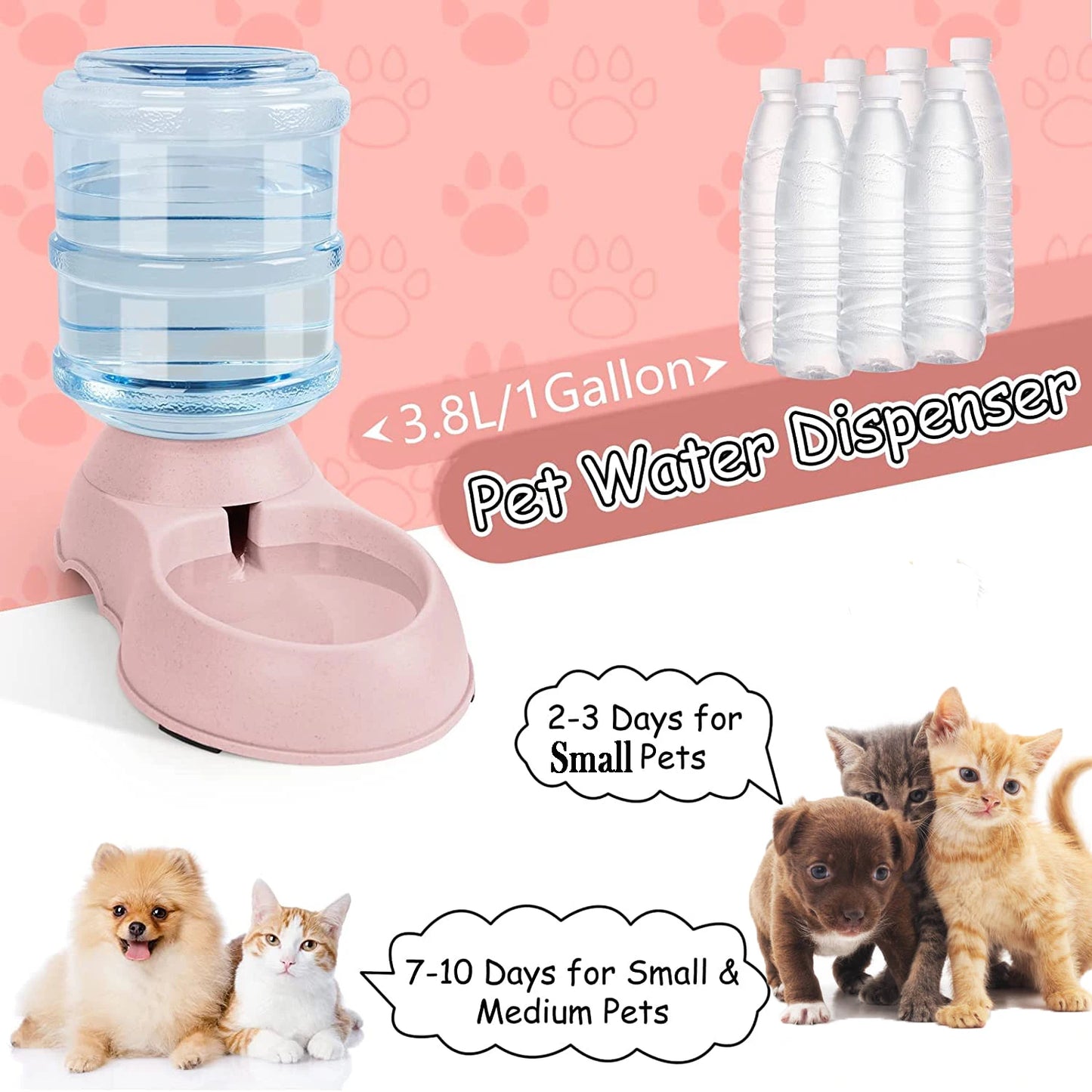 Large Capacity Automatic Pet Water Dispenser